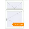 Pricing Tilt-and-Turn 1000x1500 mm KORSA BASE (Euro-Design 60) RAL 9016 Traffic white two-sided. Price: 5 749.83 UAH