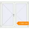 Pricing Tilt-and-Turn 1340x1230 mm KORSA BRILLANT RAL 9016 Traffic white two-sided. Price: ₴8,688.85
