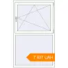 Pricing Tilt-and-Turn 1000x1600 mm KORSA STANDARD-RENOVATION (Euro 70) RAL 9016 Traffic white two-sided. Price: ₴7,936.93