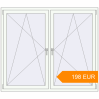 Pricing Tilt-and-Turn 1680x1450 mm KORSA BASE (Euro-Design 60) RAL 9016 Traffic white two-sided. Price: 197.54 EUR