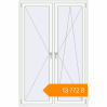 Pricing Tilt-and-Turn 1300x2000 mm KORSA ENERGY-SAVING (SYNEGO MD) RAL 9016 Traffic white two-sided. Price: ₴13,771.55