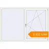 Pricing Tilt-and-Turn 1835x1300 mm KORSA ENERGY-SAVING (SYNEGO MD) RAL 9016 Traffic white two-sided. Price: 8 631.71 UAH