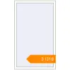 Pricing Tilt-and-Turn 914x1524 mm KORSA BASE (Euro-Design 60) RAL 9016 Traffic white two-sided. Price: ₴3,131.42