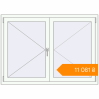 Pricing Tilt-and-Turn 1435x1028 mm KORSA ENERGY-SAVING (SYNEGO MD) RAL 9016 Traffic white two-sided. Price: ₴11,081.29