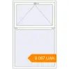 Pricing Tilt-and-Turn 1100x1700 mm KORSA STANDARD-RENOVATION (Euro 70) RAL 9016 Traffic white two-sided. Price: 8 097.32 UAH