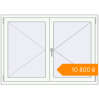 Pricing Tilt-and-Turn 1400x1000 mm KORSA ENERGY-SAVING (SYNEGO MD) RAL 9016 Traffic white two-sided. Price: ₴10,800.12
