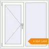 Pricing Tilt-and-Turn 1080x1080 mm KORSA STANDARD (Euro 70) RAL 9016 Traffic white two-sided. Price: ₴4,554.01