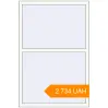Pricing Tilt-and-Turn 1000x1500 mm KORSA BASE (Euro-Design 60) RAL 9016 Traffic white two-sided. Price: 2 733.68 UAH