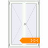 Pricing Tilt-and-Turn 1000x1500 mm KORSA STANDARD-RENOVATION (Euro 70) RAL 9016 Traffic white two-sided. Price: €240.44