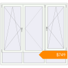Pricing Tilt-and-Turn 1950x1800 mm KORSA ENERGY-SAVING (SYNEGO MD) RAL 9016 Traffic white two-sided. Price: $749.13