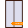 Pricing Tilt-and-Turn 1000x1600 mm KORSA BASE (Euro-Design 60) BLACK_CHERRY two-sided. Price: €134.60