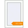 Pricing Tilt-and-Turn 400x600 mm KORSA BASE (Euro-Design 60) RAL 9016 Traffic white two-sided. Price: 671.53 UAH