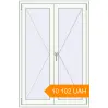 Pricing Tilt-and-Turn 1000x1500 mm KORSA STANDARD-RENOVATION (Euro 70) RAL 9016 Traffic white two-sided. Price: ₴10,101.86