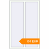 Pricing Tilt-and-Turn 1000x1600 mm KORSA BASE (Euro-Design 60) RAL 9016 Traffic white two-sided. Price: €100.63