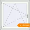 Pricing Tilt-and-Turn 1000x1000 mm KORSA STANDARD (Euro 70) RAL 9016 Traffic white two-sided. Price: ₴4,102.95