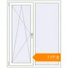 Pricing Tilt-and-Turn 1200x1500 mm KORSA BRILLANT RAL 9016 Traffic white two-sided. Price: ₴7,171.38