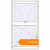 Pricing Tilt-and-Turn 1000x1800 mm KORSA BASE (Euro-Design 60) RAL 9016 Traffic white two-sided. Price: ₴6,923.21