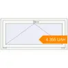 Pricing Tilt-and-Turn 1355x630 mm KORSA STANDARD (Euro 70) RAL 9016 Traffic white two-sided. Price: ₴4,355.06