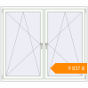 Pricing Tilt-and-Turn 1680x1450 mm KORSA BASE (Euro-Design 60) RAL 9016 Traffic white two-sided. Price: ₴9,837.10