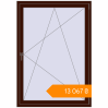 Pricing Tilt-and-Turn 1140x1620 mm KORSA ENERGY-SAVING (SYNEGO MD) BLACK_CHERRY two-sided. Price: ₴13,066.65
