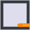 Pricing Tilt-and-Turn 500x500 mm KORSA BRILLANT ANTHRACITE_GREY_STRUKTURAL two-sided. Price: ₴2,265.93