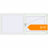 Pricing Tilt-and-Turn 1800x800 mm KORSA BRILLANT RAL 9016 Traffic white two-sided. Price: $192.58