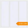 Pricing Tilt-and-Turn 2000x2000 mm KORSA BASE (Euro-Design 60) RAL 9016 Traffic white two-sided. Price: 6 824.16 UAH