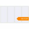 Pricing Tilt-and-Turn 3000x1800 mm KORSA STANDARD (Euro 70) RAL 9016 Traffic white two-sided. Price: 261.87 EUR