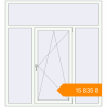 Pricing Tilt-and-Turn 1685x1840 mm KORSA BRILLANT RAL 9016 Traffic white two-sided. Price: ₴15,834.85