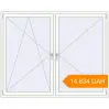 Pricing Tilt-and-Turn 2000x1600 mm KORSA BRILLANT RAL 9016 Traffic white two-sided. Price: ₴14,834.48