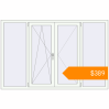 Pricing Tilt-and-Turn 2000x1295 mm KORSA BRILLANT RAL 9016 Traffic white two-sided. Price: $388.79