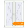 Pricing Tilt-and-Turn 1100x1500 mm KORSA STANDARD (Euro 70) RAL 9016 Traffic white two-sided. Price: ₴7,723.65