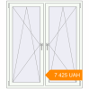 Pricing Tilt-and-Turn 1300x1500 mm KORSA STANDARD (Euro 70) RAL 9016 Traffic white two-sided. Price: 7 424.56 UAH