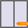 Pricing Tilt-and-Turn 1550x1550 mm KORSA BRILLANT BASALT_GREY two-sided. Price: ₴12,211.35