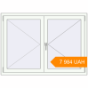 Pricing Tilt-and-Turn 1400x1000 mm KORSA ENERGY-SAVING (SYNEGO MD) RAL 9016 Traffic white two-sided. Price: 7 983.96 UAH