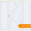 Pricing Tilt-and-Turn 1820x1800 mm KORSA BRILLANT RAL 9016 Traffic white two-sided. Price: 270.75 EUR