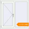 Pricing Tilt-and-Turn 1080x1080 mm KORSA STANDARD (Euro 70) RAL 9016 Traffic white two-sided. Price: 4 120.61 UAH