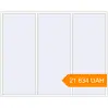 Pricing Tilt-and-Turn 3000x2400 mm KORSA STANDARD-RENOVATION (Euro 70) RAL 9016 Traffic white two-sided. Price: ₴21,634.07