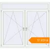 Pricing Tilt-and-Turn 1800x1660 mm KORSA BRILLANT RAL 9016 Traffic white two-sided. Price: ₴17,309.20