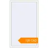 Pricing Tilt-and-Turn 960x1610 mm KORSA BRILLANT RAL 9016 Traffic white two-sided. Price: 126.11 CAD