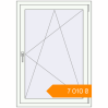 Pricing Tilt-and-Turn 890x1255 mm KORSA ENERGY-SAVING (SYNEGO MD) RAL 9016 Traffic white two-sided. Price: ₴7,010.42