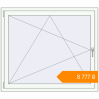 Pricing Tilt-and-Turn 1295x1116 mm KORSA BRILLANT RAL 9016 Traffic white two-sided. Price: ₴8,777.02