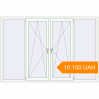 Pricing Tilt-and-Turn 2300x1540 mm KORSA BASE (Euro-Design 60) RAL 9016 Traffic white two-sided. Price: 10 099.62 UAH
