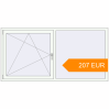 Pricing Tilt-and-Turn 2000x1000 mm KORSA ENERGY-SAVING (SYNEGO MD) RAL 9016 Traffic white two-sided. Price: 207.23 EUR