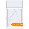 Pricing Tilt-and-Turn 1020x1650 mm KORSA STANDARD (Euro 70) RAL 9016 Traffic white two-sided. Price: ₴5,781.93
