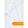 Pricing Tilt-and-Turn 995x1455 mm KORSA ENERGY-SAVING (SYNEGO MD) RAL 9016 Traffic white two-sided. Price: ₴8,061.89
