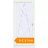 Pricing Tilt-and-Turn 1000x2300 mm KORSA BRILLANT RAL 9016 Traffic white two-sided. Price: ₴8,539.11