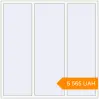 Pricing Tilt-and-Turn 1800x1800 mm KORSA BASE (Euro-Design 60) RAL 9016 Traffic white two-sided. Price: 5 565.14 UAH