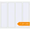 Pricing Tilt-and-Turn 2000x1800 mm KORSA BASE (Euro-Design 60) RAL 9016 Traffic white two-sided. Price: ₴7,281.37