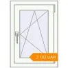 Pricing Tilt-and-Turn 500x700 mm KORSA BASE (Euro-Design 60) RAL 9016 Traffic white two-sided. Price: ₴2,102.08